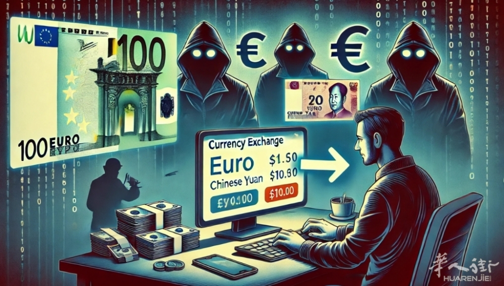 很多人已上当！欧元换人民币陷阱揭秘，先给钱也不能信！ 